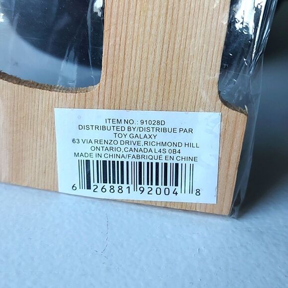 Natural Unfinished Wood Beveled 6" Tall Letter D - Picture 4 of 4